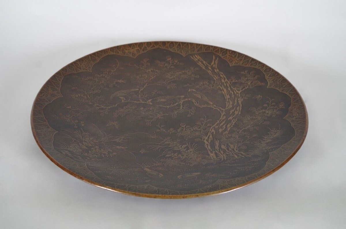 Japan - Bronze Dish-photo-4