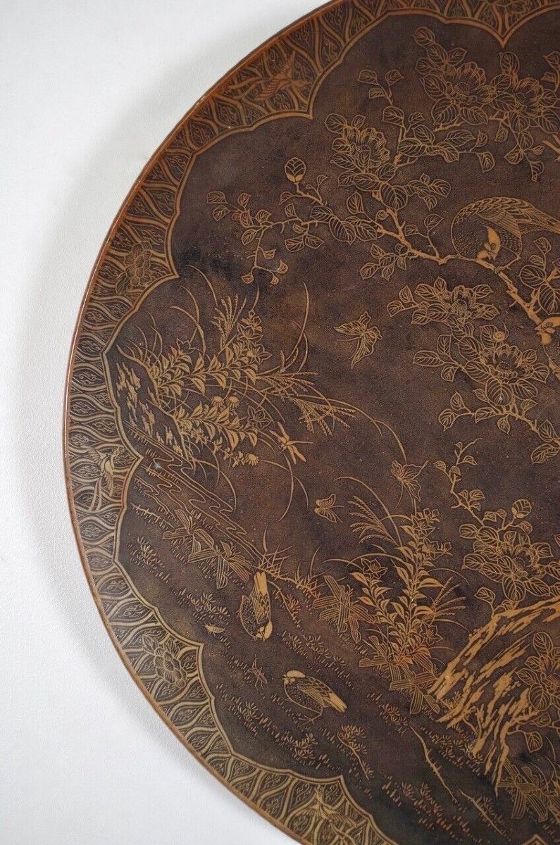 Japan - Bronze Dish-photo-2