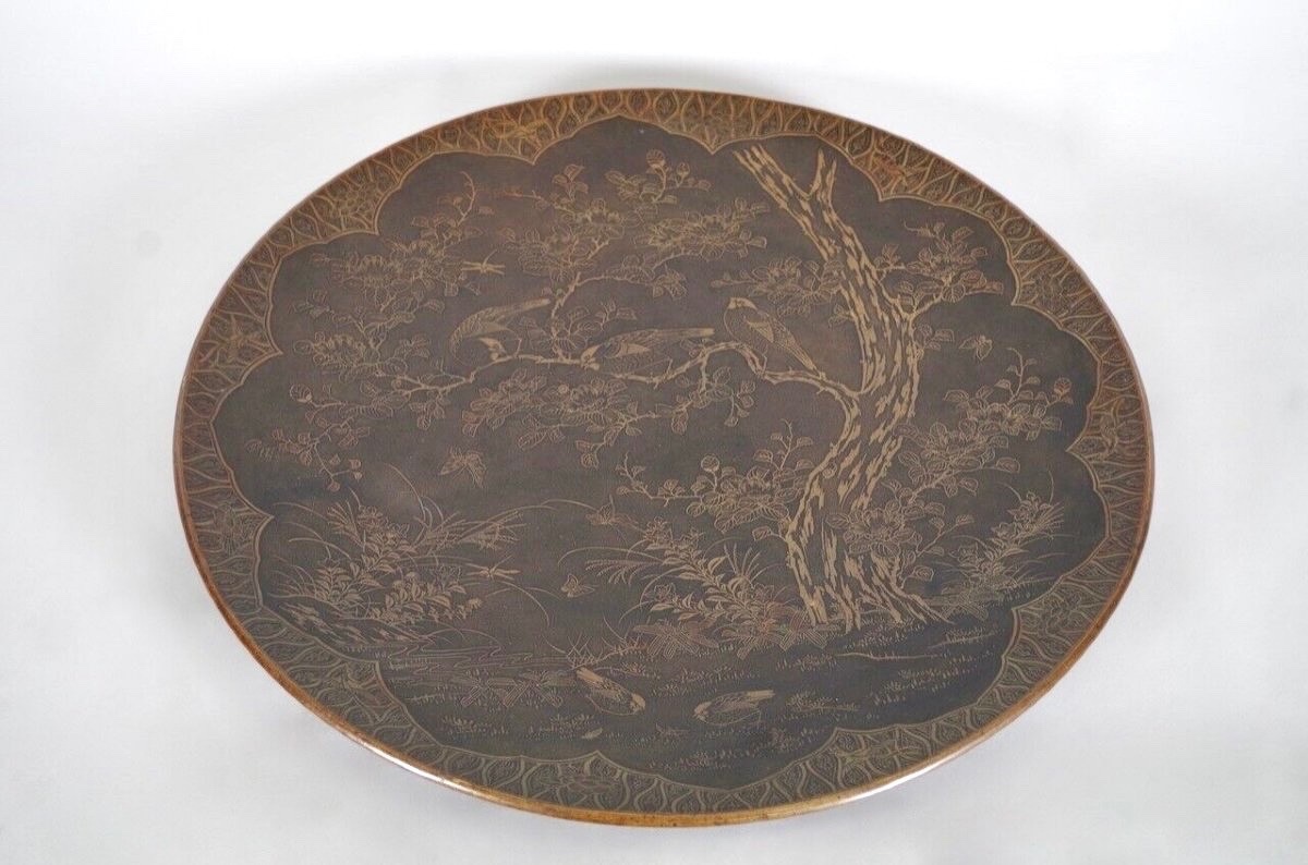 Japan - Bronze Dish-photo-5