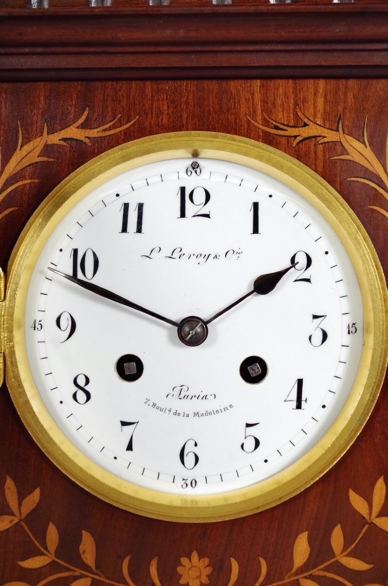 Pendulum Signed Leroy Et Compagnie-photo-3