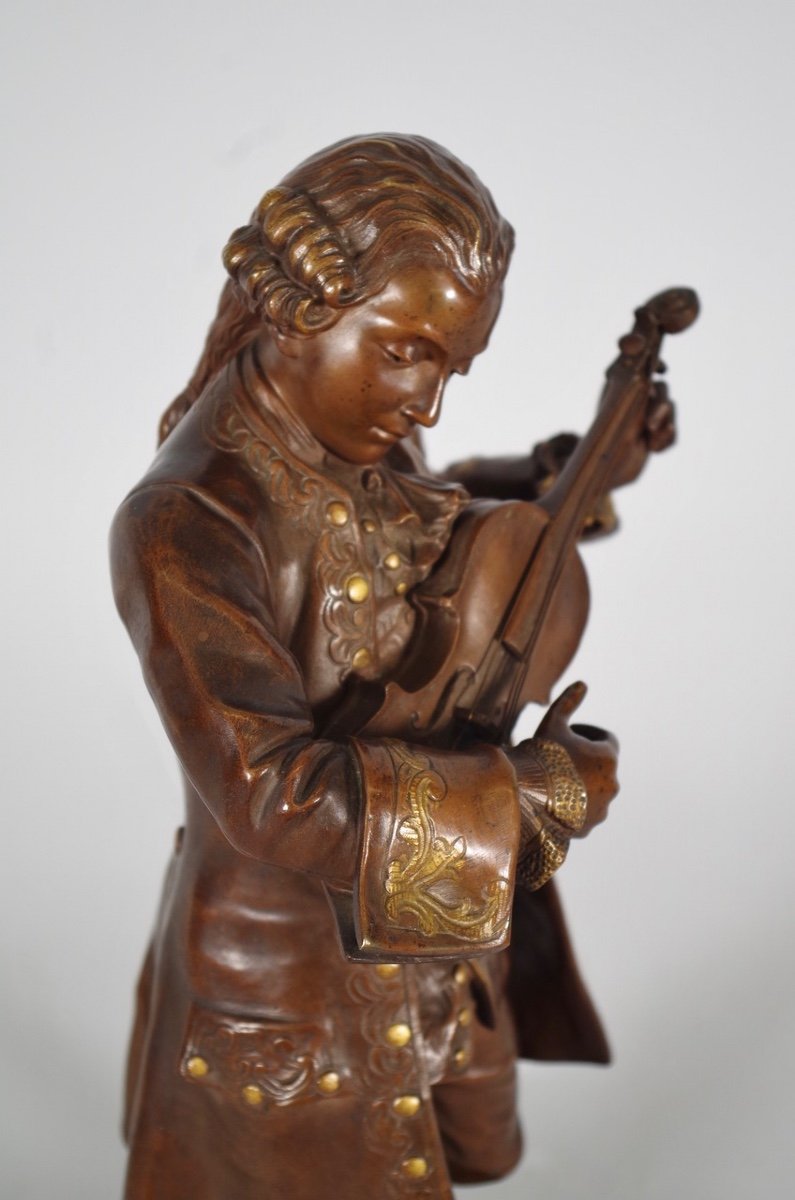 Adrien Gaudez - Mozart - Bronze-photo-5