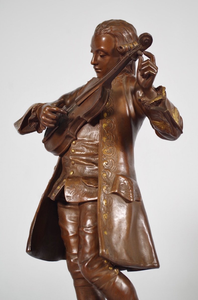 Adrien Gaudez - Mozart - Bronze-photo-6