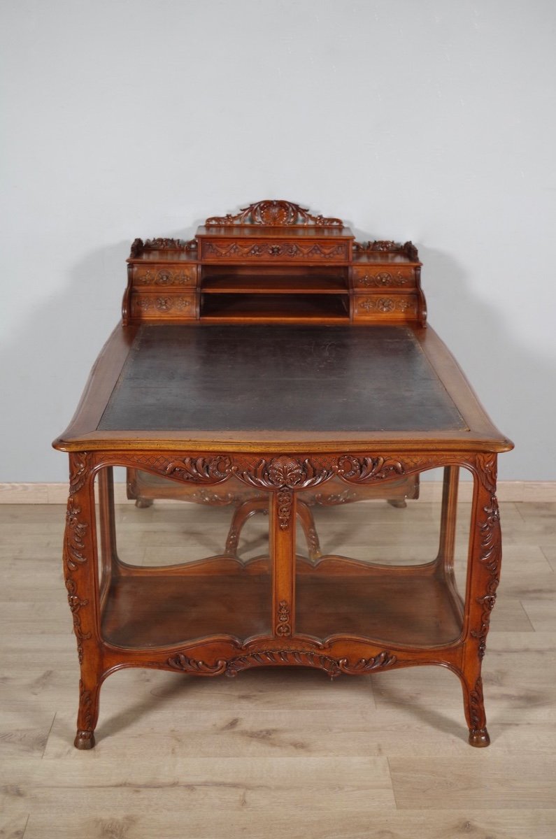 Bureau style Louis XV Rocaille 1900-photo-3