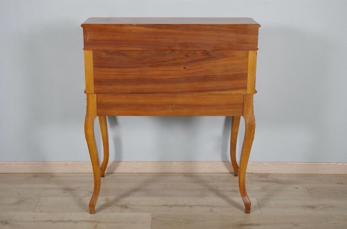 Napoleon III Walnut Desk-photo-5