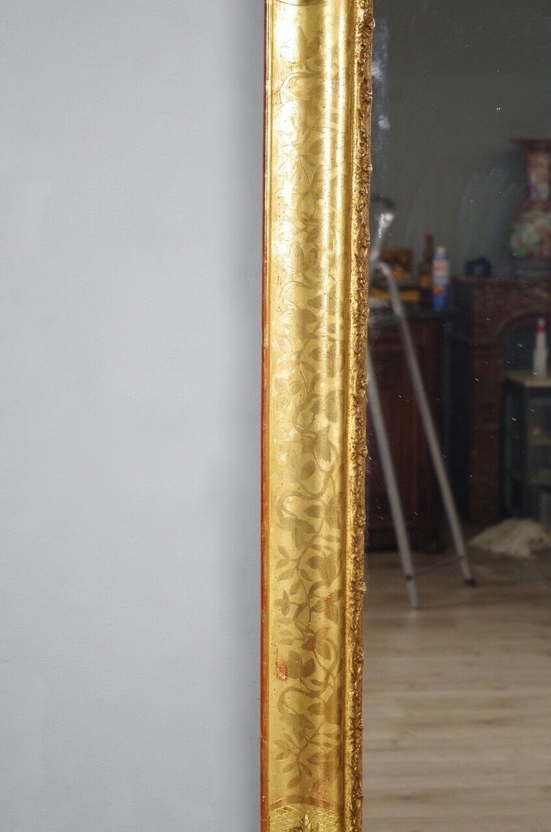 Miroir doré Napoléon III-photo-1