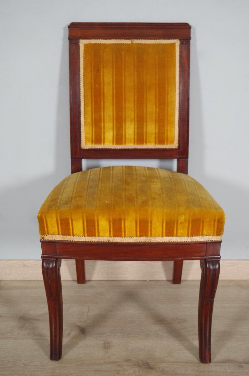 Pair Of Empire Period Chairs-photo-3