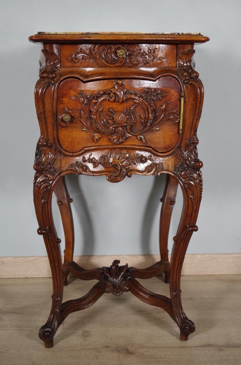 Rocaille Style Bedside Table 1900-photo-4