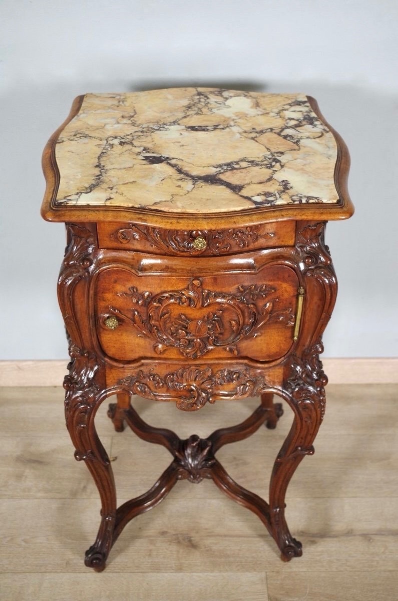 Rocaille Style Bedside Table 1900-photo-2