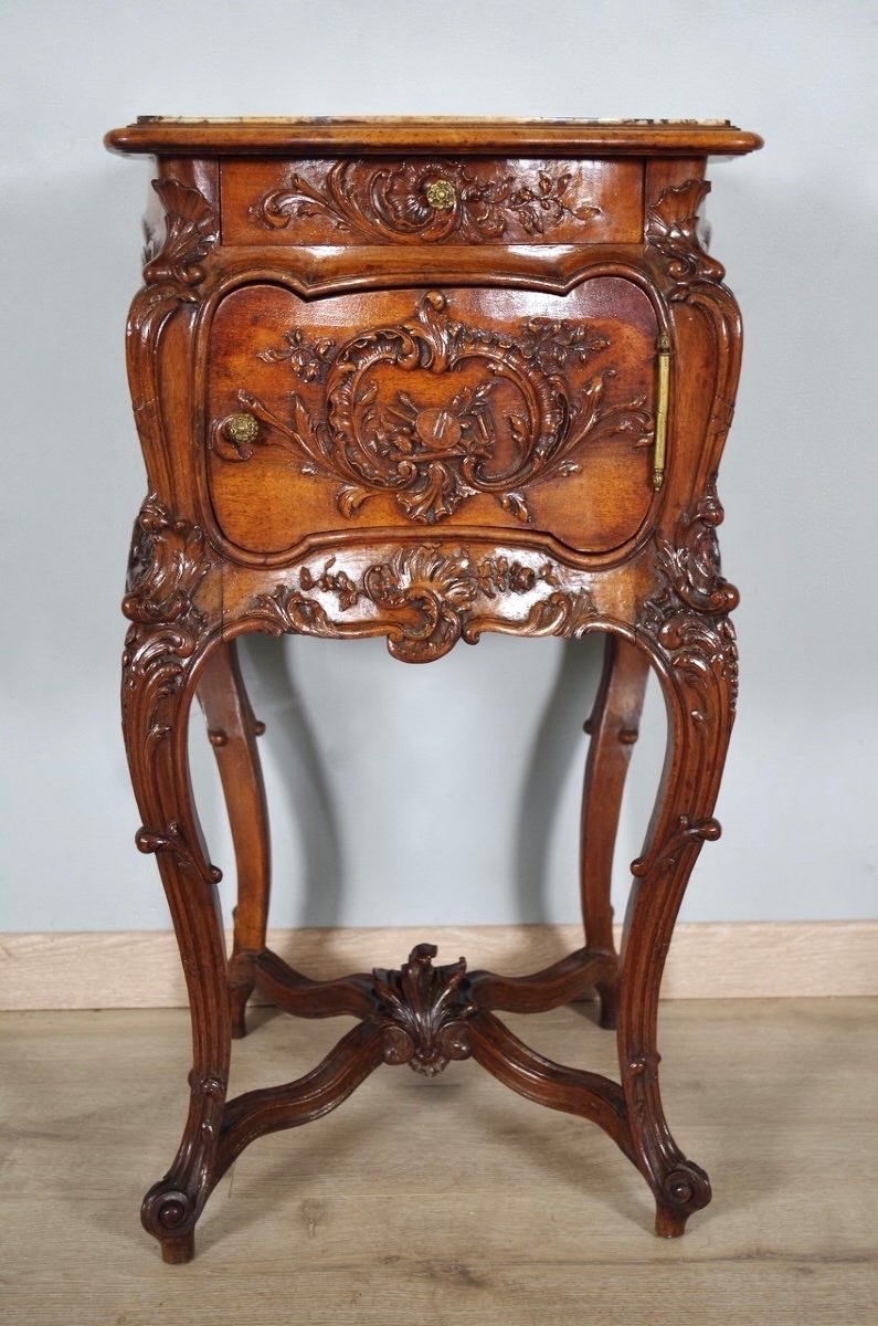 Rocaille Style Bedside Table 1900-photo-4