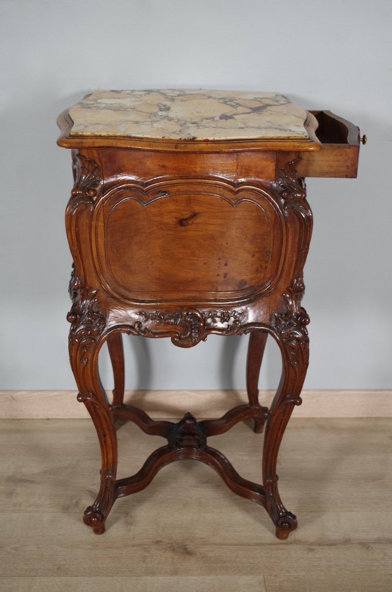 Table de chevet style Rocaille 1900-photo-6