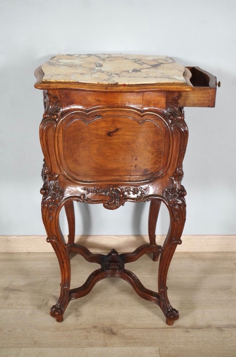 Rocaille Style Bedside Table 1900-photo-5