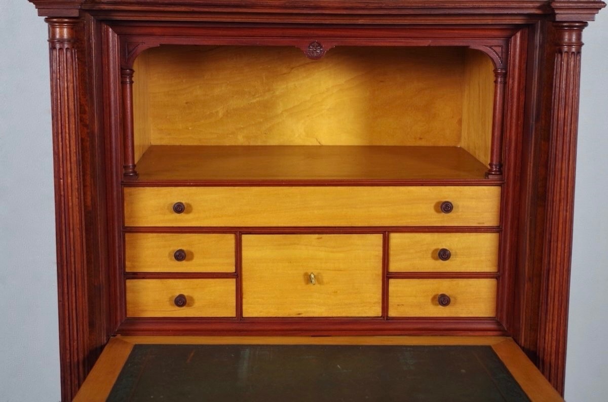 Krieger - Louis XVI Style Mahogany Secretaire-photo-4