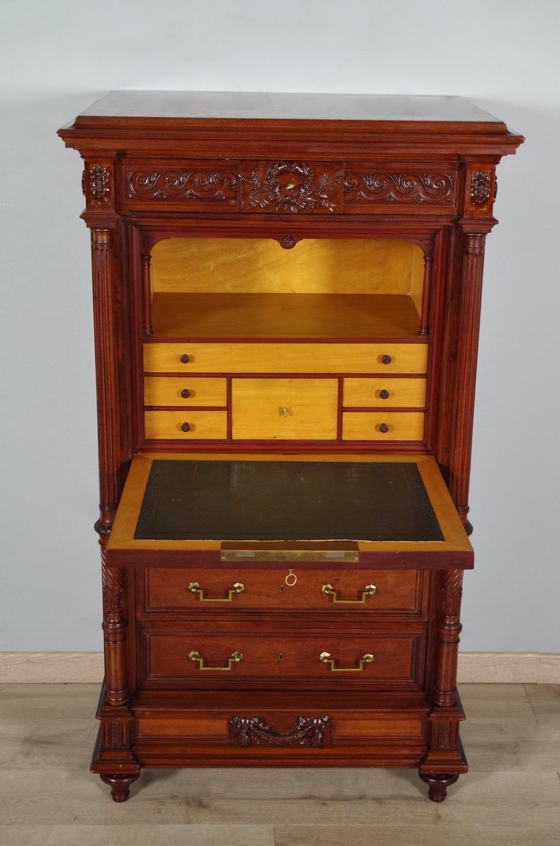 Krieger - Louis XVI Style Mahogany Secretaire