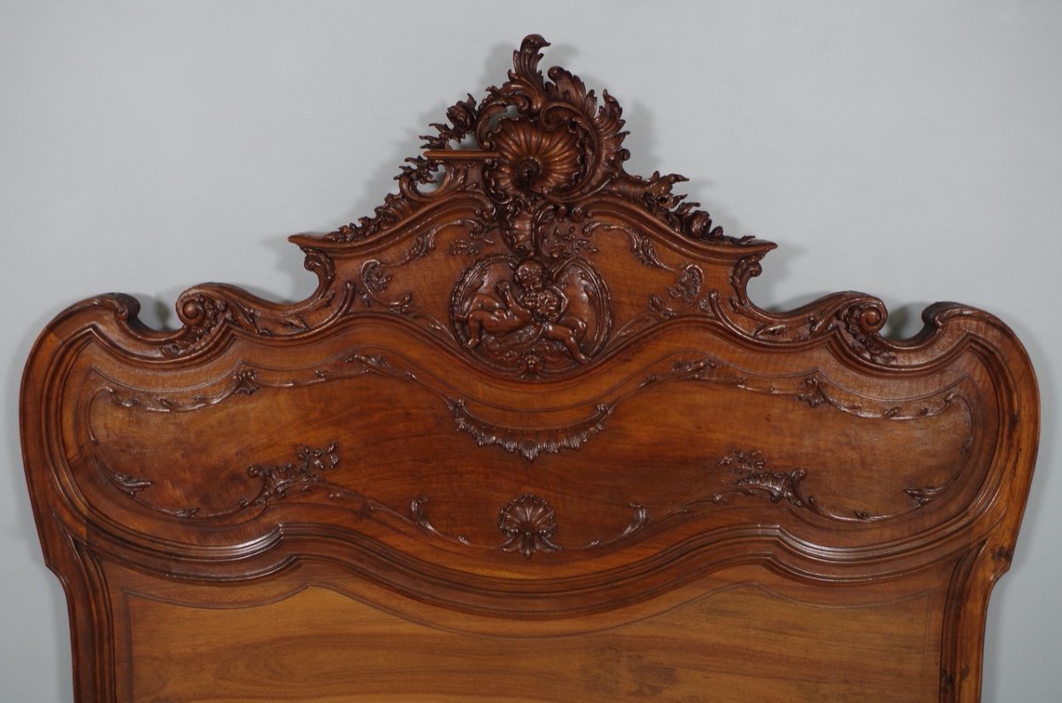 Lit style Louis XV Rocaille 1900-photo-2
