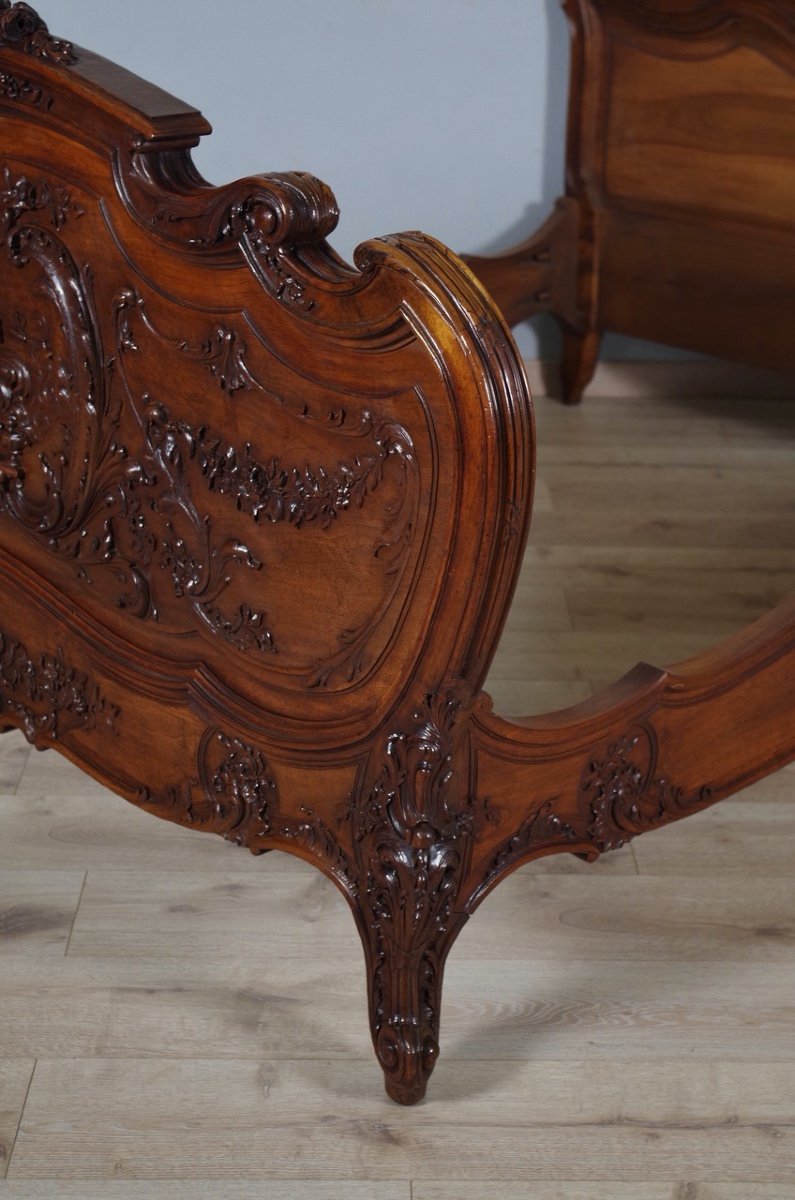 Lit style Louis XV Rocaille 1900-photo-7