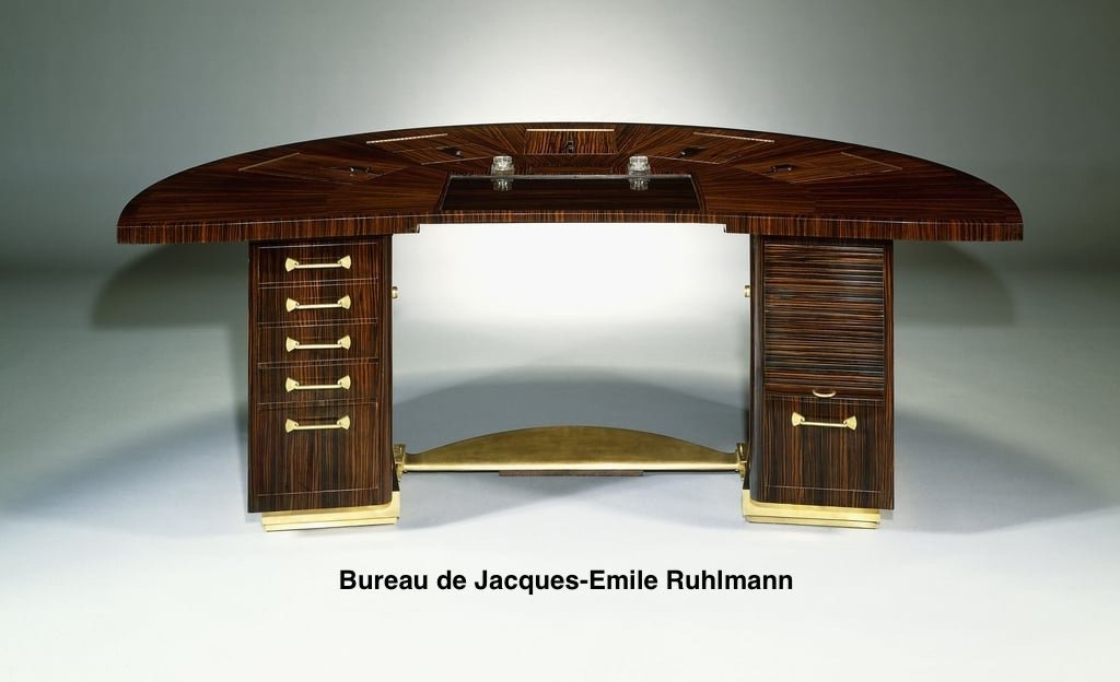 Christian Krass - bureau et fauteuil Art-Déco style Ruhlmann-photo-8