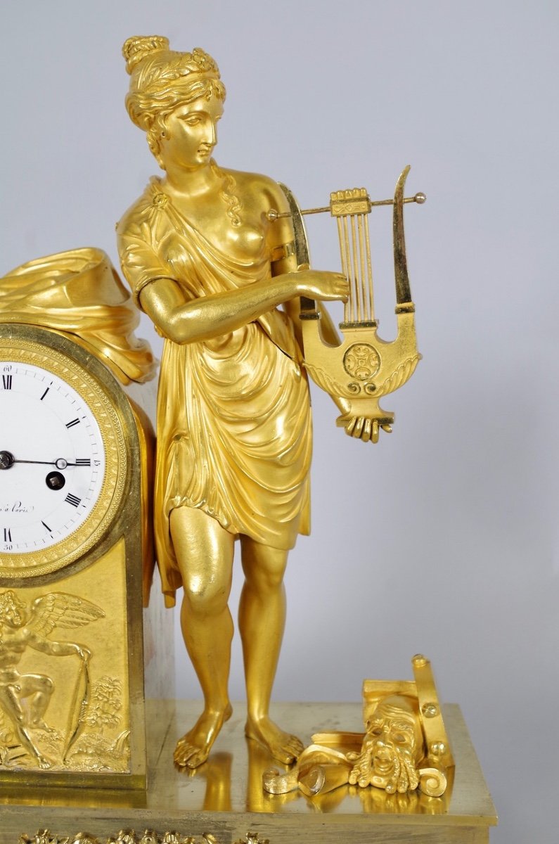 Empire Period Golden Clock-photo-3