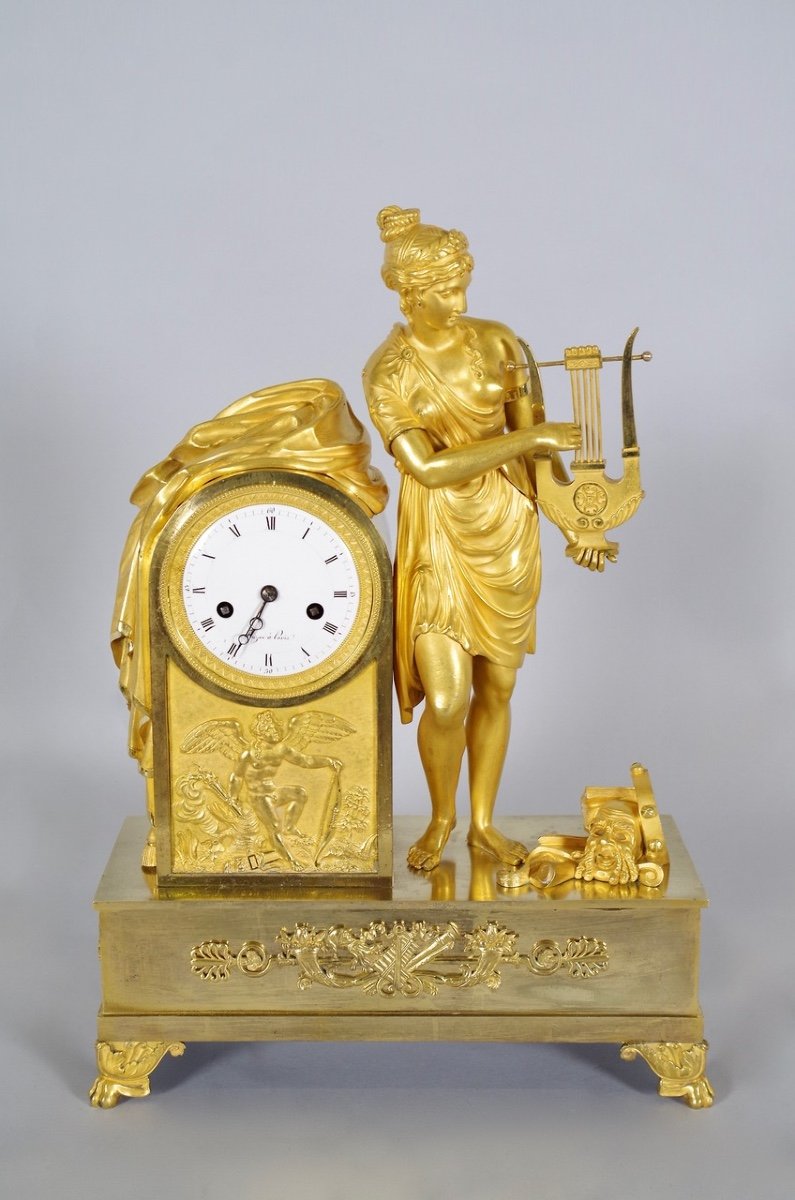 Empire Period Golden Clock