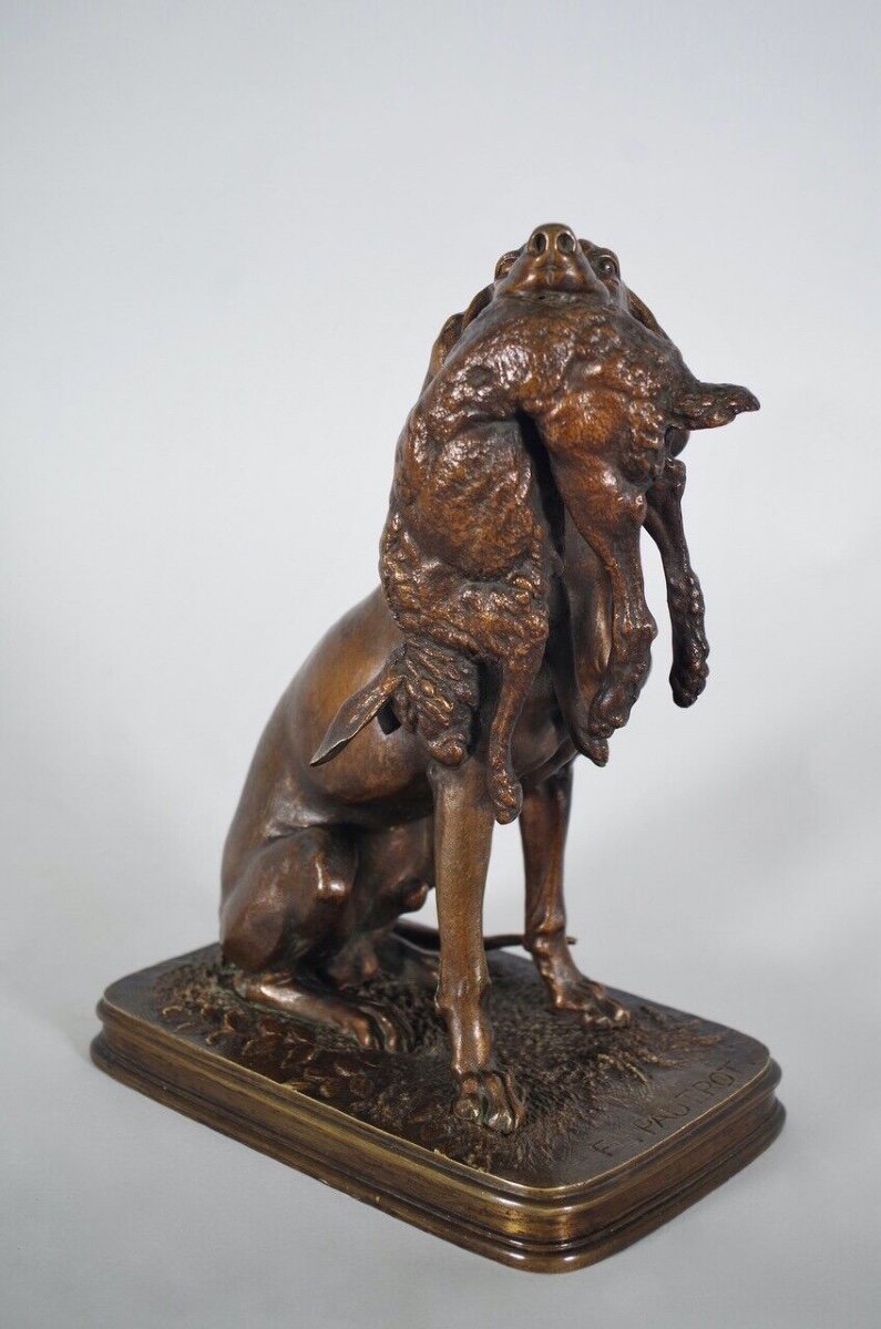 Ferdinand Pautrot - Braque Au Hare-photo-2