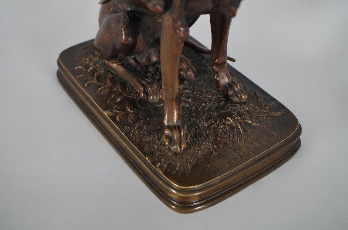 Ferdinand Pautrot - Braque Au Hare-photo-1