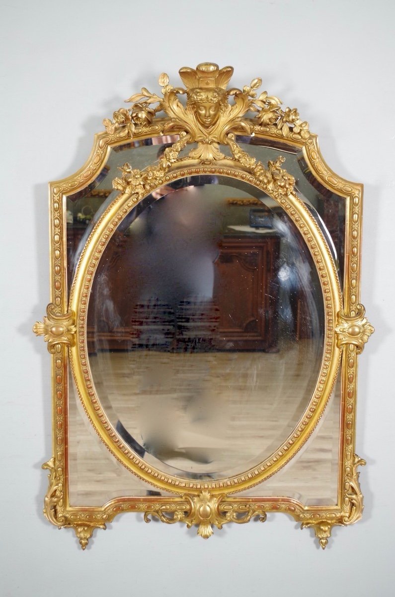 Napoleon III Golden Mirror-photo-2