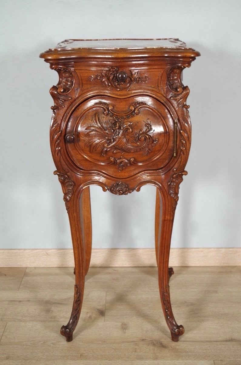 Rocaille Style Bedside Table 1900-photo-2