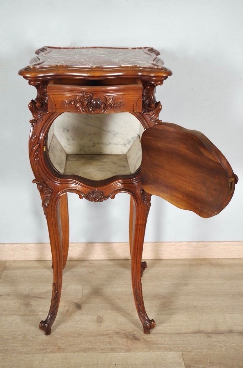 Rocaille Style Bedside Table 1900-photo-2