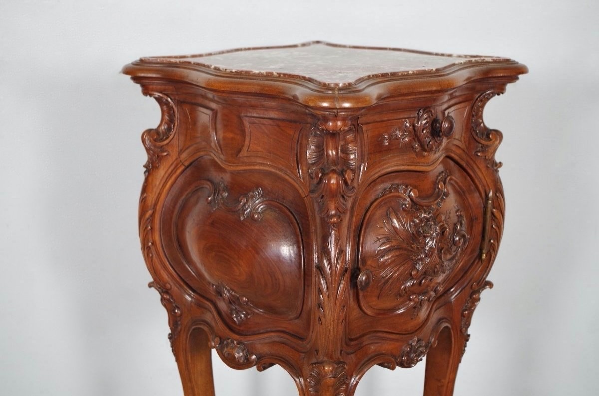 Rocaille Style Bedside Table 1900-photo-3