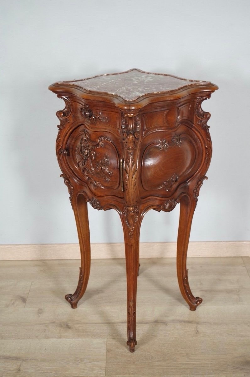 Rocaille Style Bedside Table 1900-photo-7