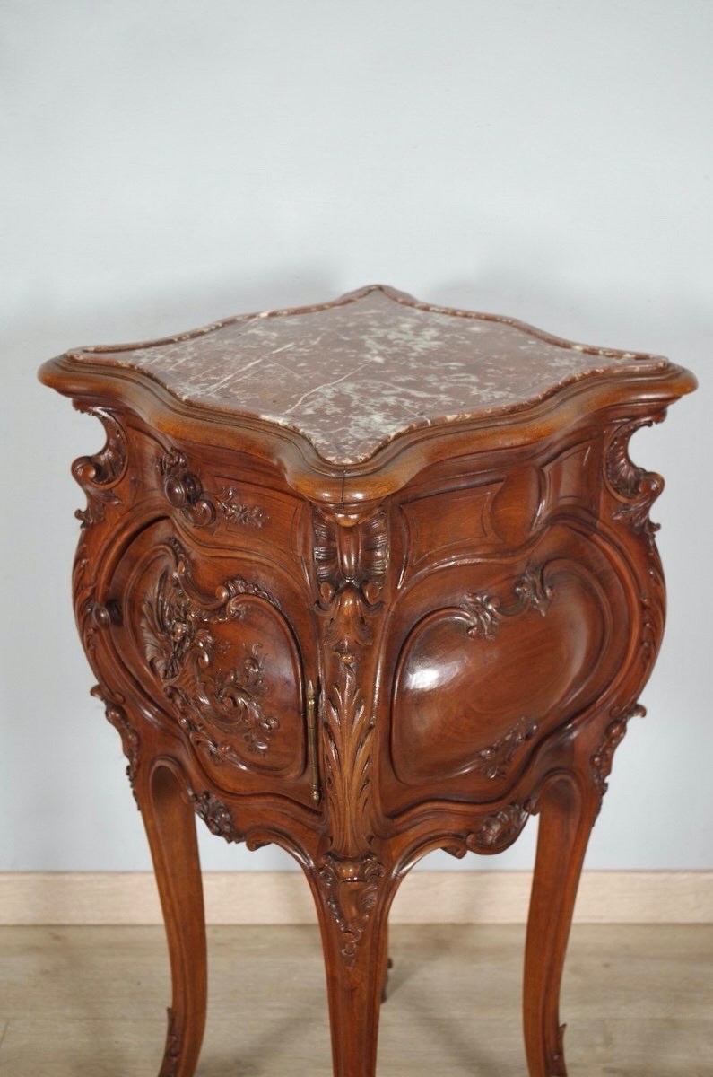 Rocaille Style Bedside Table 1900-photo-8