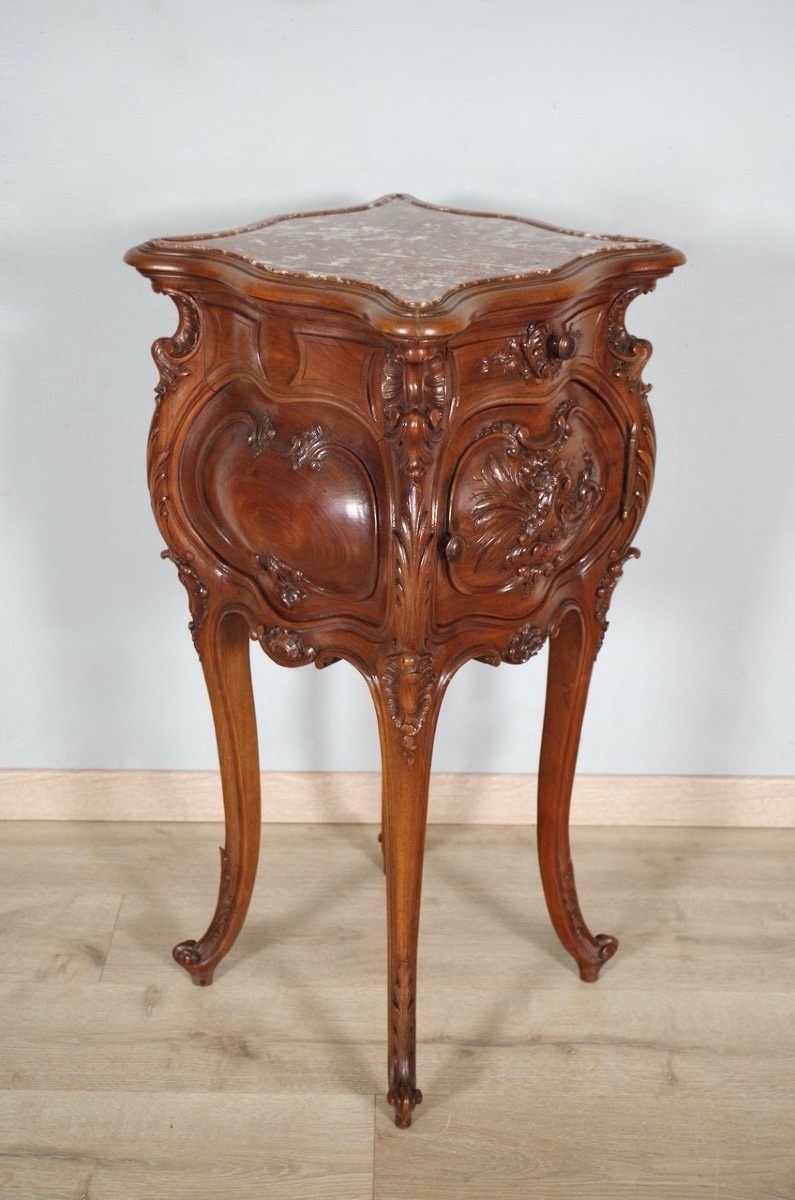Rocaille Style Bedside Table 1900