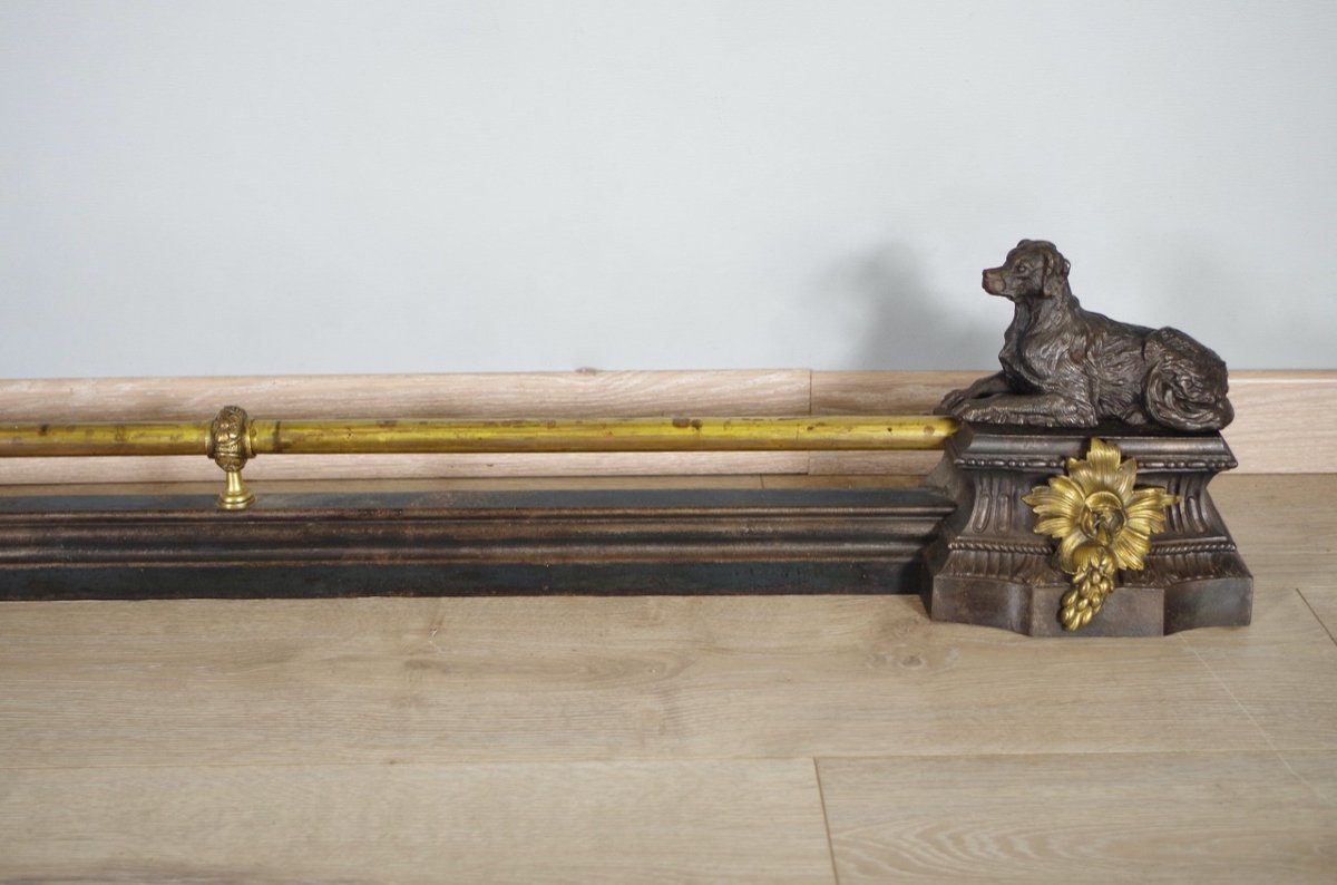 Pair Of Dog Andirons-photo-1