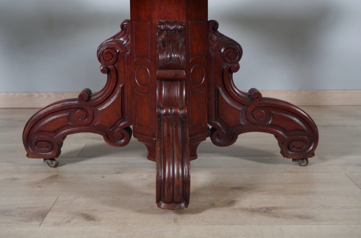 Napoleon III Dining Room Pedestal Table-photo-4