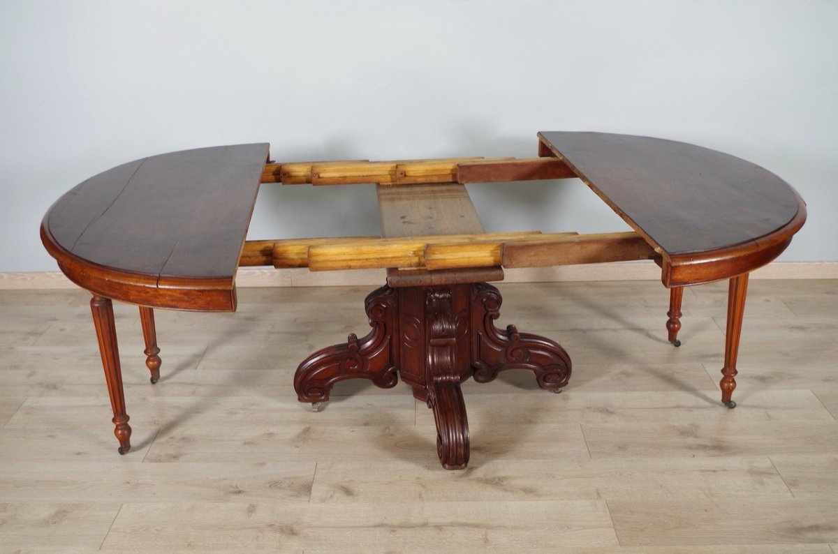 Napoleon III Dining Room Pedestal Table-photo-5