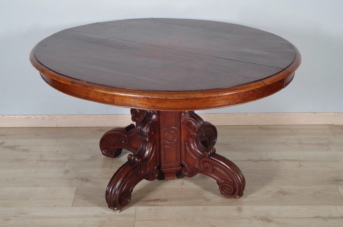 Napoleon III Dining Room Pedestal Table