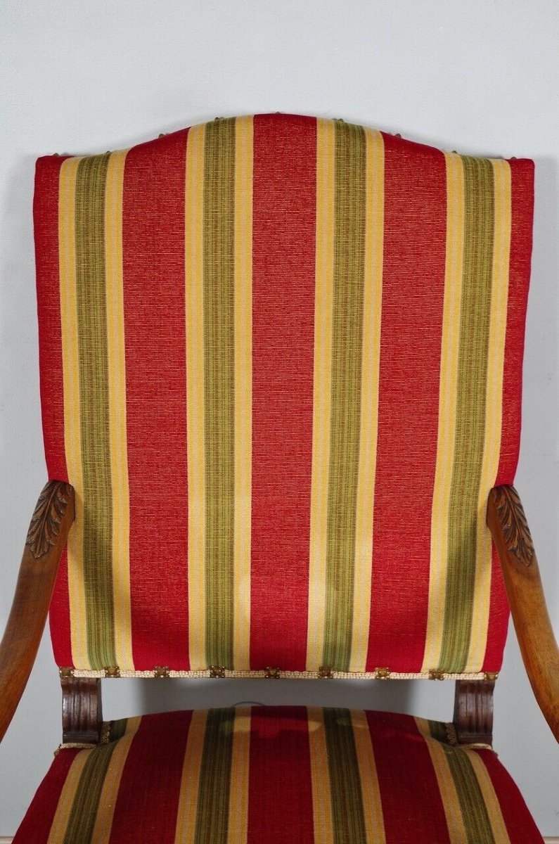 Pair Of Louis XIV Style Armchairs-photo-3
