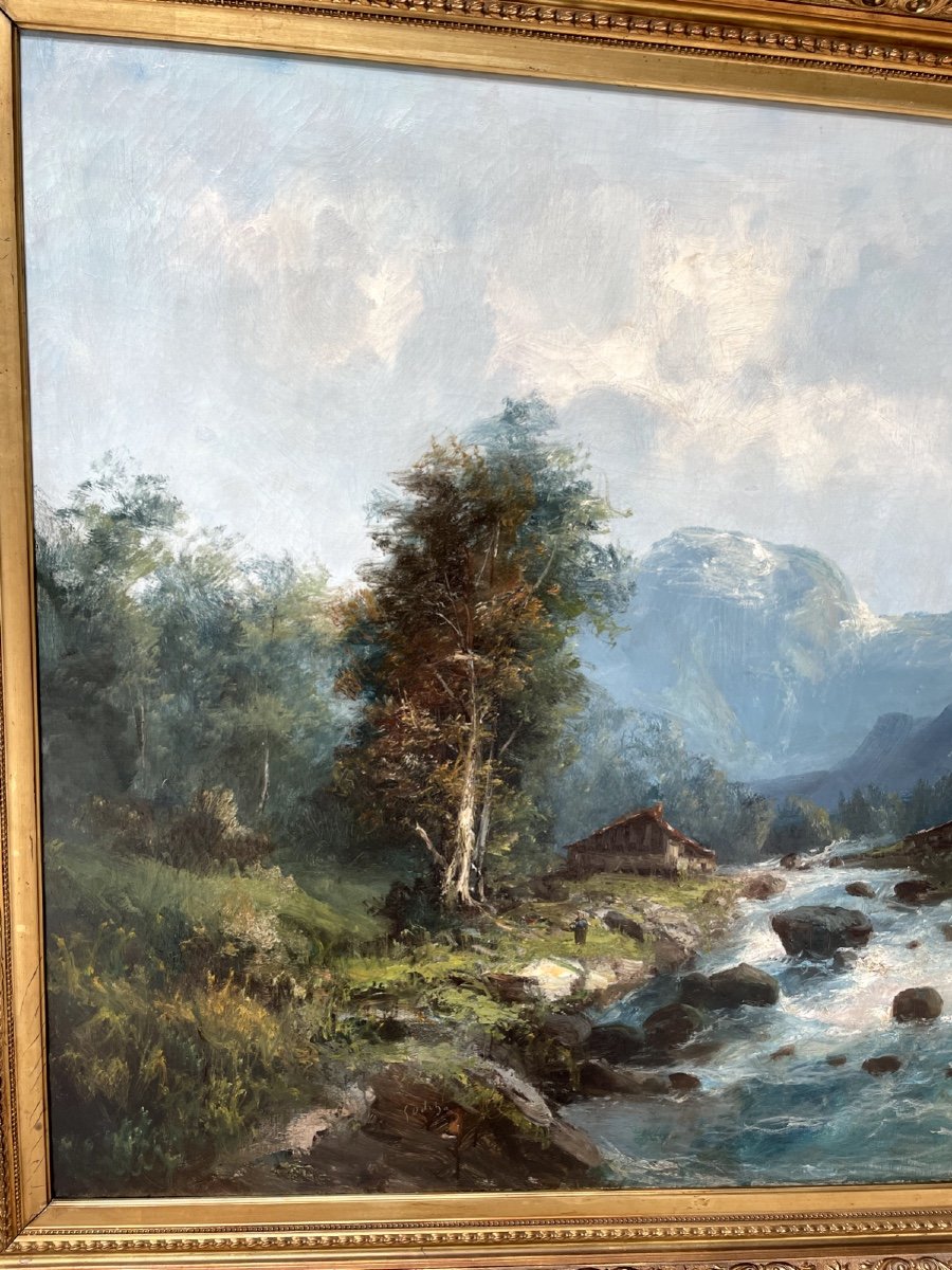 Emile Godchaux: Mountain Landscape-photo-3