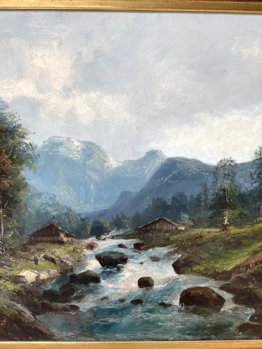 Emile Godchaux: Mountain Landscape-photo-4
