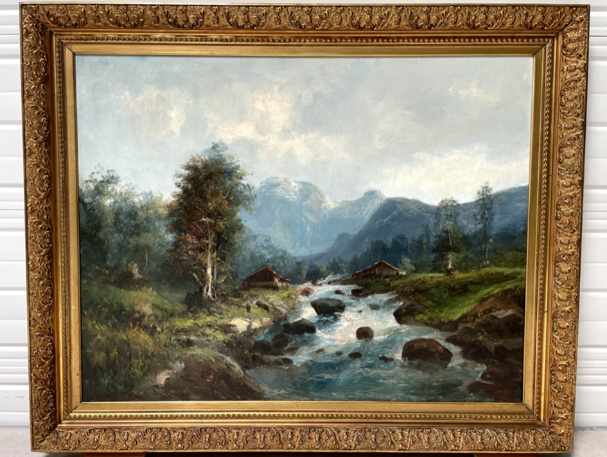 Emile Godchaux: Mountain Landscape