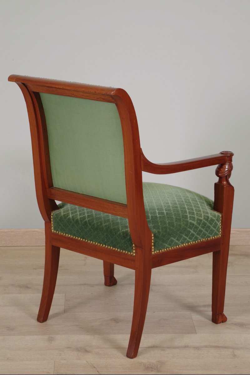 Six fauteuils  Retour d'Egypte style Jacob-Desmalter-photo-8