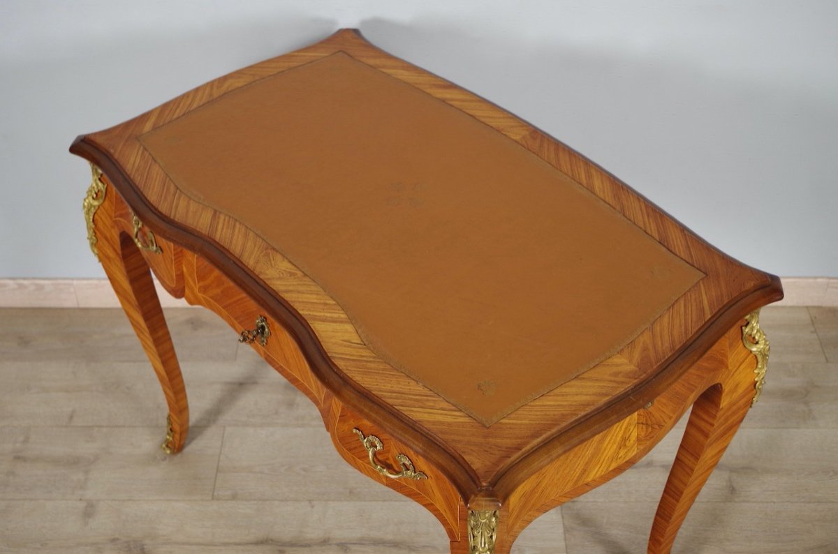 Bureau plat style Louis XV-photo-3