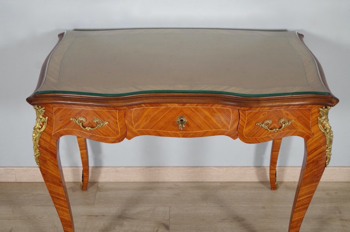 Bureau plat style Louis XV-photo-8