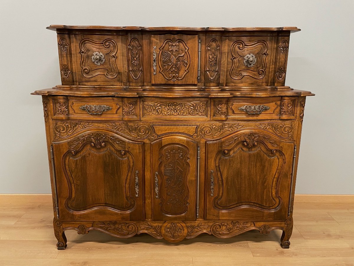Louis XV Style Provençal Walnut Sideboard