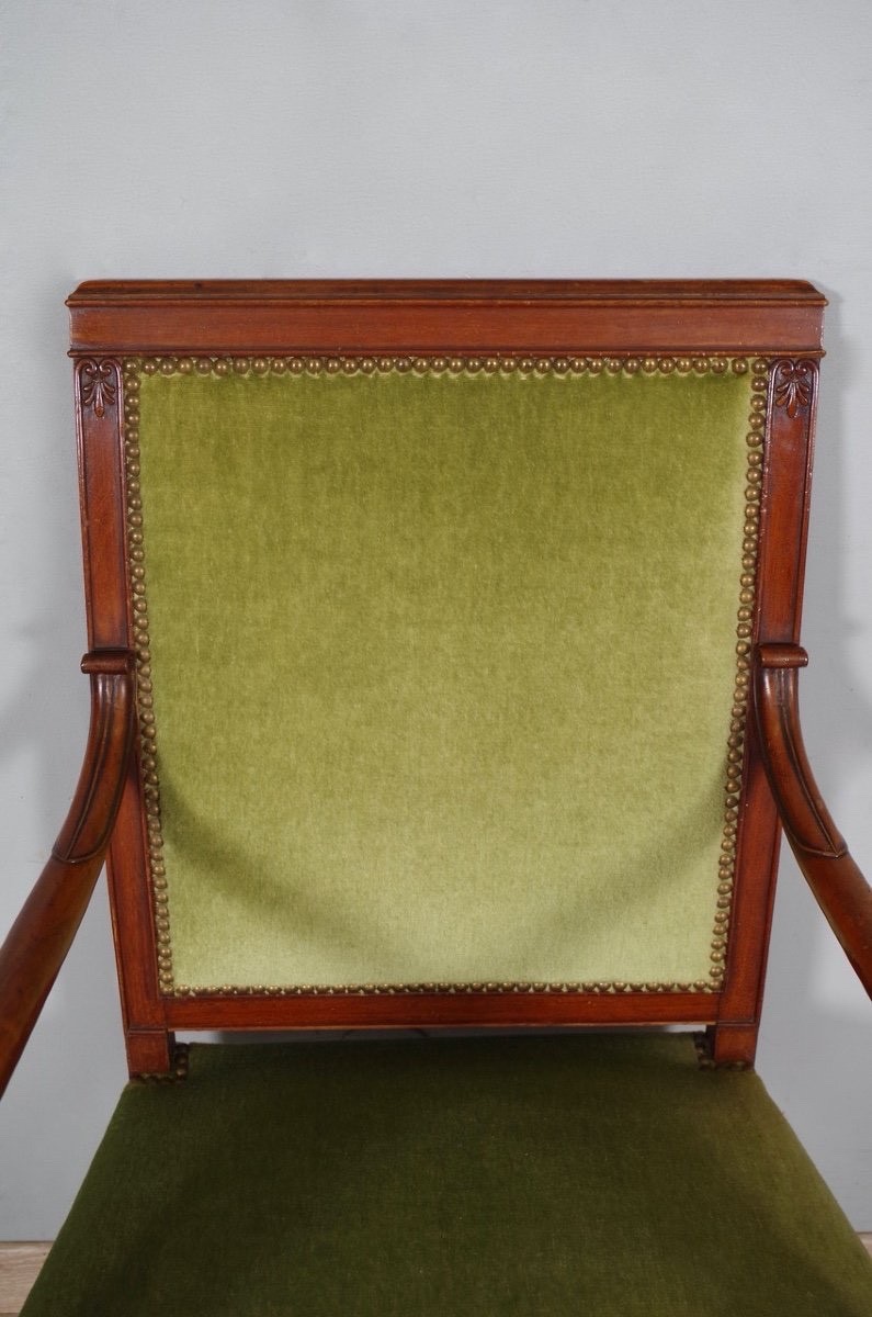 Pair Of Restoration Period Armchairs-photo-1