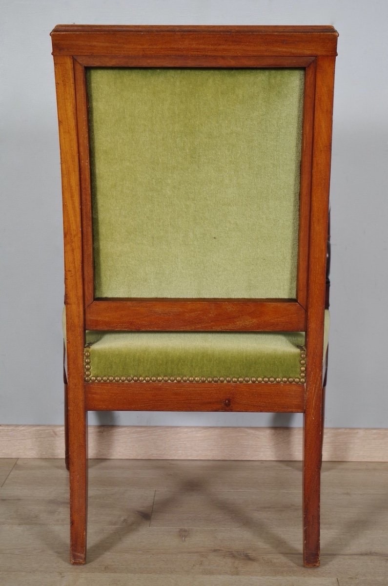 Pair Of Restoration Period Armchairs-photo-8