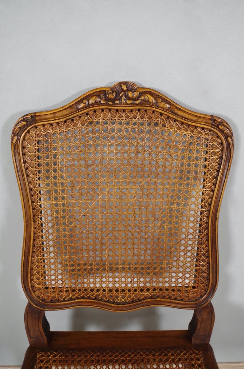 Quatre chaises style Louis XV-photo-1