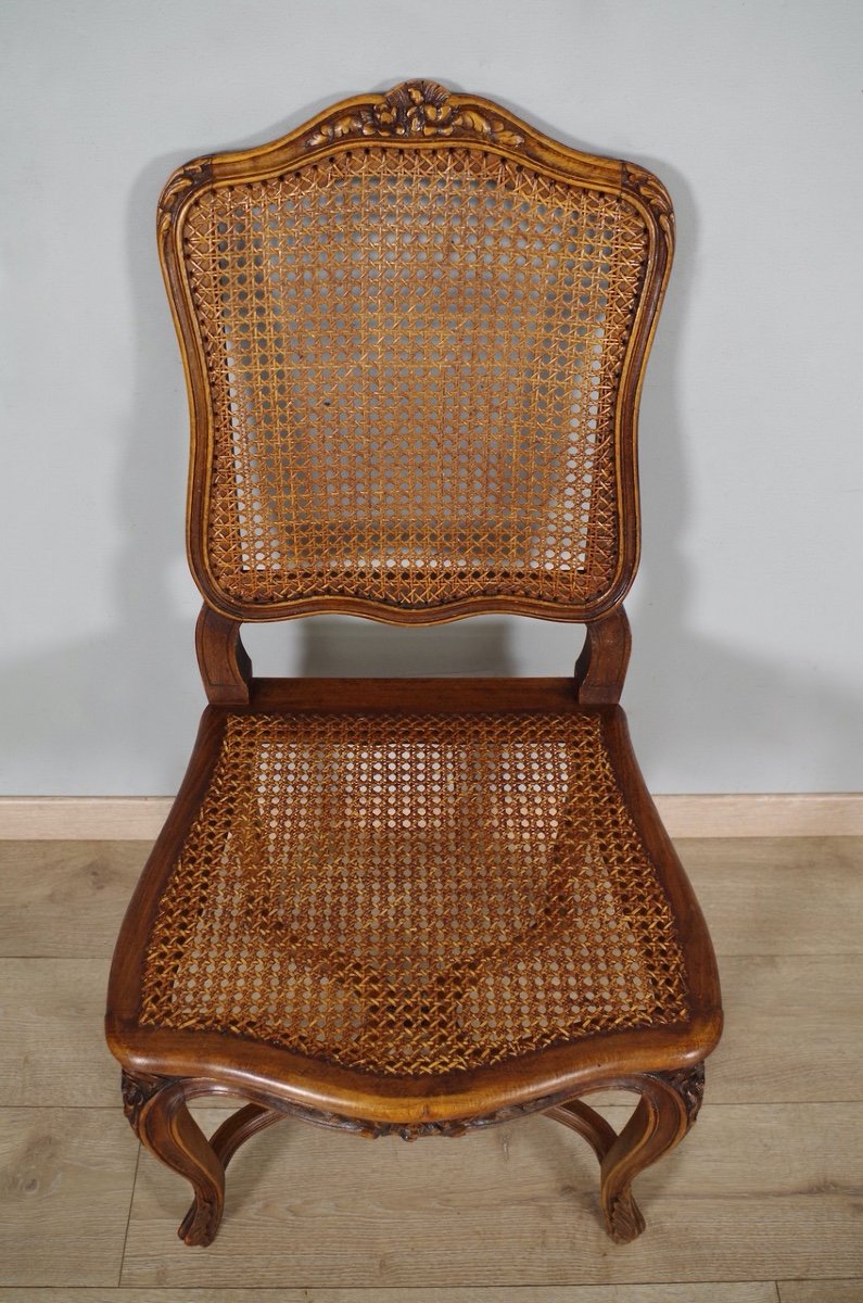 Quatre chaises style Louis XV-photo-2