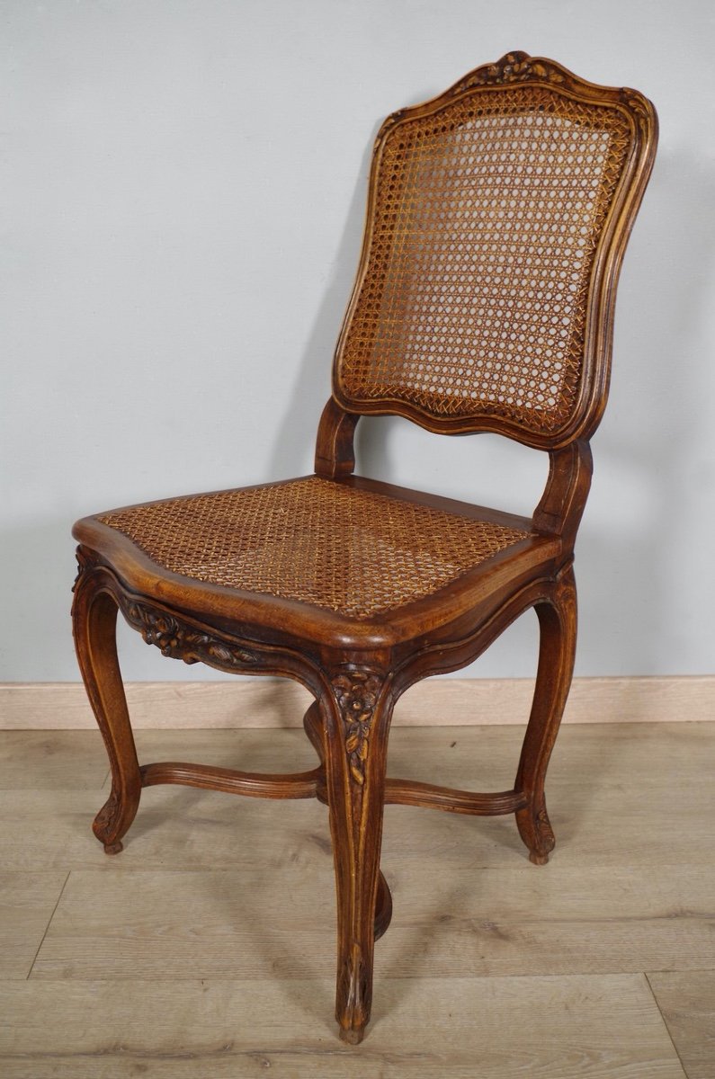 Four Louis XV Style Chairs-photo-3
