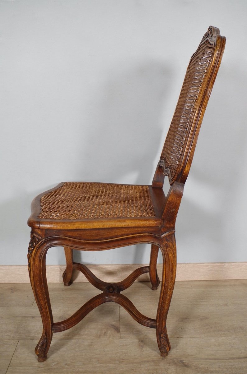 Quatre chaises style Louis XV-photo-5