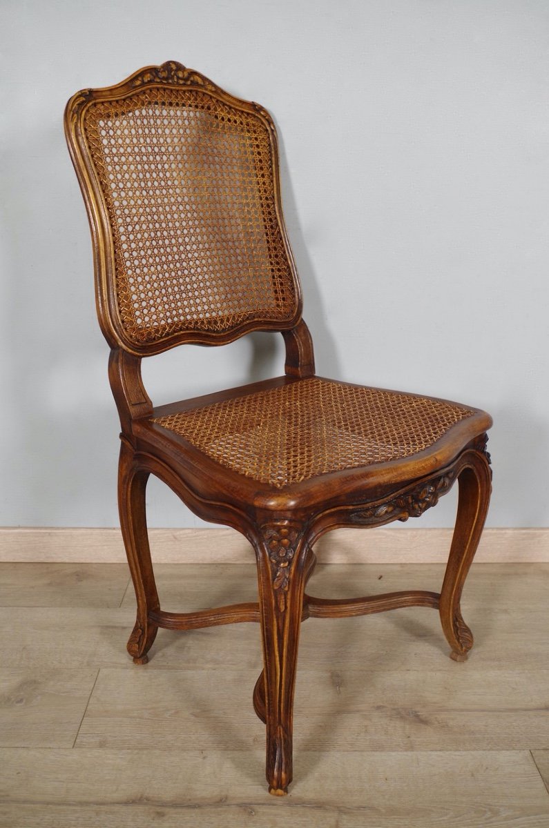 Quatre chaises style Louis XV-photo-6